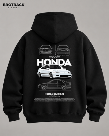 Худі Honda civic EJ2, XS H18 фото